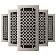 thumbnail image 3 of Imperial RG3410 San Francisco Decorative Floor Register, 4 x 10-Inch, Brushed Nickel, 5 Pack, 3 of 5