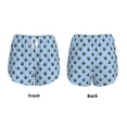 thumbnail image 5 of Lsque french Bulldog Face Printed Women's Running Shorts with Liner Pockets,Elastic Quick Dry Workout Athletic Gym Yoga Shorts,Womens High Waist Shorts-XX-Large, 5 of 9
