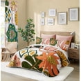 thumbnail image 2 of Juego de colcha Tyrot Boho Floral Full/Queen con 2 fundas para todas las estaciones, 2 of 7
