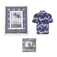 thumbnail image 5 of Kona Coast by Reyn Spooner Tropical Picture Frames Lahaina Sailor, 50 State Flower Aloha T-Shirt Hawaiian Tabletop Wall Decor Set of 3, 5 of 6