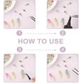 thumbnail image 5 of 24pcs 4 colors Alloy Rhinestones Cabochons Nail Art Decoration Accessories Light golden Magic Scepter Mixed color 15x7x4mm 6pcs/color, 5 of 6