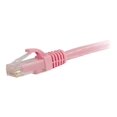 thumbnail image 1 of C2G 50ft Cat6 Ethernet Cable - Snagless Unshielded (UTP) - Pink - Patch cable - RJ-45 (M) to RJ-45 (M) - 50 ft - UTP - CAT 6 - snagless, stranded - pink, 1 of 6