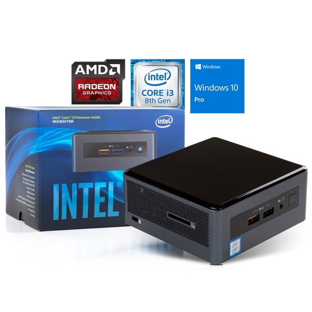 Intel NUC NUC8I3CYSM Mini PC, Intel Core i3-8121U Upto 3.2GHz, 8GB RAM ...