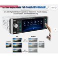 thumbnail image 4 of Autoradio 1 DIN Sans Fil Carplay Android Auto USB aux Bluetooth +Mikrofon Kamera, 4 of 5
