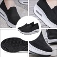 thumbnail image 3 of WEUVEB 1Par Zapatillas Mujer De Malla Con Suela Gruesa Antishock Para Uso Diario, 3 of 7