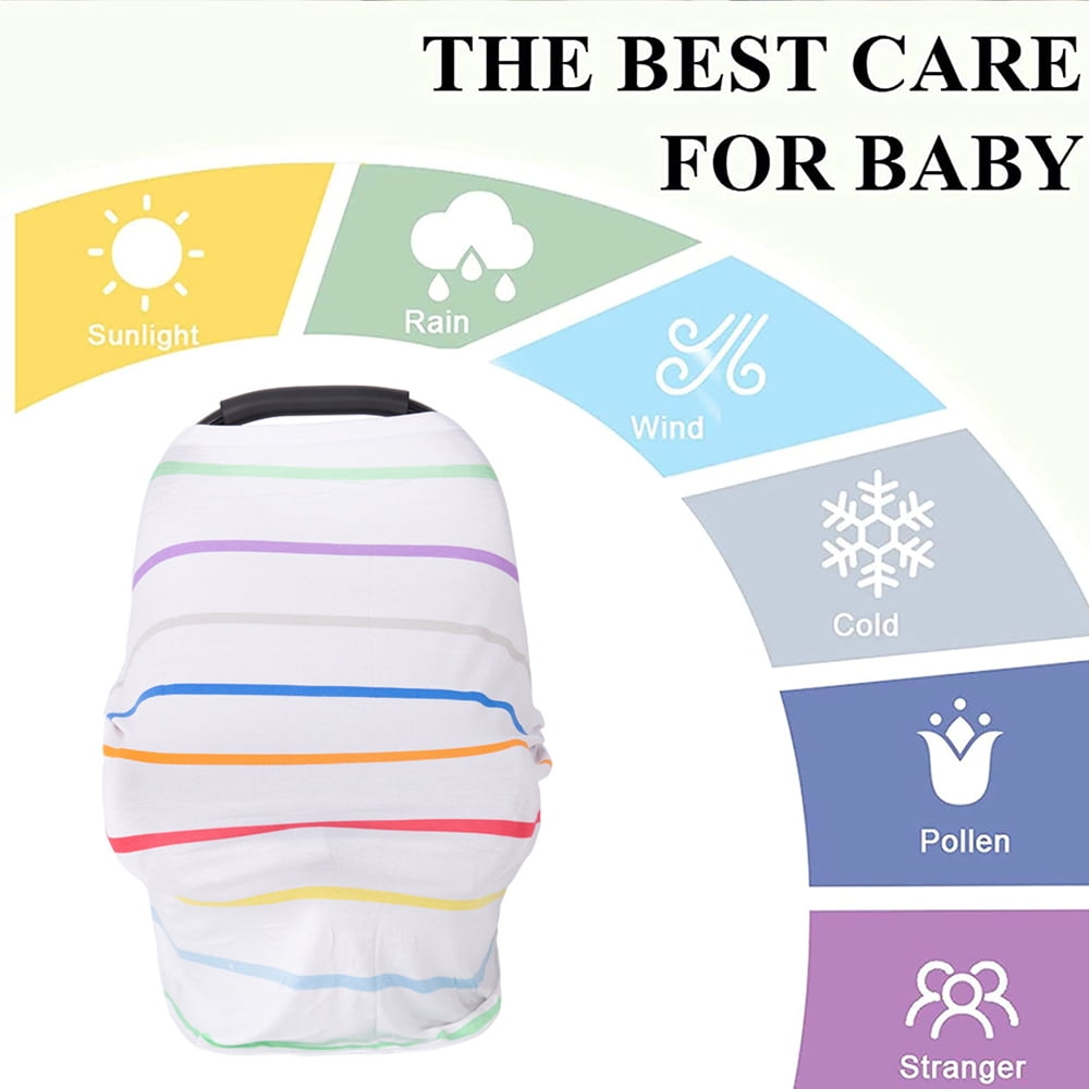 Car Seat Covers for Babies - Multi- use Nursing Car seat Canopy, Breastfeeding Covers