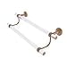 thumbnail image 3 of Pacific Beach Collection 30 Inch Double Towel Bar with Twisted Accents - Brushed Bronze, 3 of 3