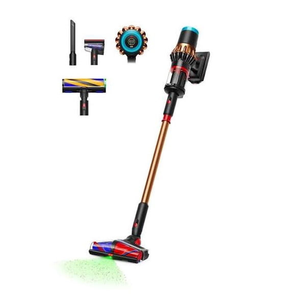 Dyson Aspiradora Inalámbrica V16 Piston Animal con motor Hyperdymium de 900 W, succión de 315 AW, cabezal Cones Sense, hasta 70 min de autonomía y color negro con cobre