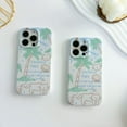 thumbnail image 5 of Cute Cartoon Cat Coconut Tree Hard Phone Case Compatible with iPhone Case for Women Girls (Micropyle,iPhone 11), 5 of 6