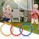 thumbnail image 5 of 12 piezas de anillos de plástico para lanzar, juego de lanzamiento de anillos para niños para carnaval, jardín, patio, juegos al aire libre (color aleatorio), 5 of 6