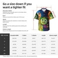 thumbnail image 5 of Lsque inside out 2 Pattern Hawaiian Shirt for Men Unisex Summer Beach Casual Short Sleeve Cotton Linen Button Down Shirts-Small, 5 of 6