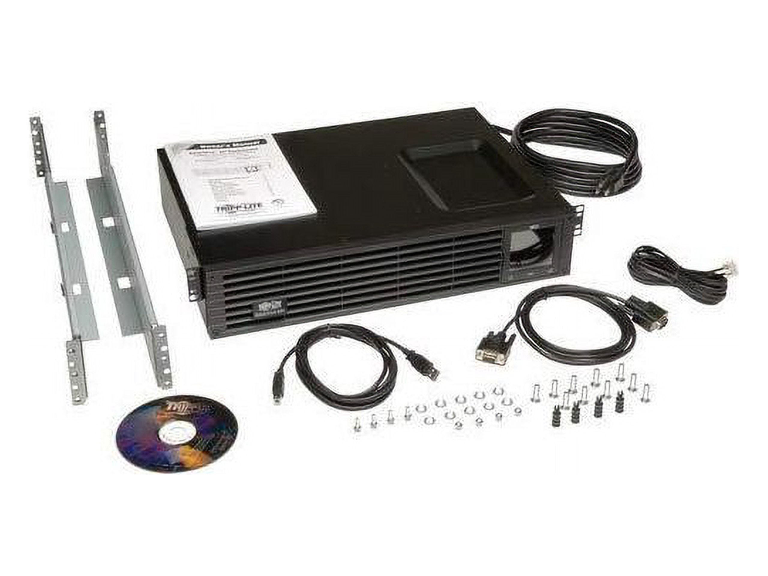 Tripp Lite UPS Smart 1000VA 900W 120V LCD USB DB9 Ext Run SMART1000RMX2UN
