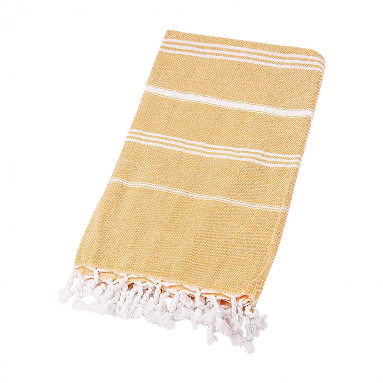 QISIWOLE Turkish Beach Towel with Travel Bag 39 x 71 Quick Dry Sand
