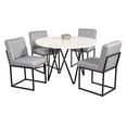 thumbnail image 2 of Comedor Soria 4 Sillas Redondo Tubular y Cubierta de Formica, 2 of 3