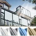thumbnail image 1 of Película de ventana espejo autoadhesiva 45x200cm • Aislamiento térmico y protección solar • Bloquea 99% UV • Malla de privacidad • Sin pegamento y reutilizable, 1 of 1