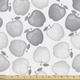 thumbnail image 1 of Fruits Fabric by the Yard, Repetitive Fresh Simplistic Modern Healthy Eating Illustration, Upholstery Fabric for Dining Chairs Home Decor Accents, Pale Taupe and Pale Grey by Ambesonne, 1 of 5