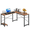 Brown, variant on 49-Inch L Shaped Desk - Computer Desk Corner Desks Gaming Desk PC Table, with CPU Stand Side Bag for Home Office Dorm Sturdy Writing Workstation