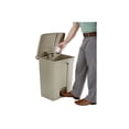 thumbnail image 3 of Safco 9922TN Large Capacity Plastic Step-On Receptacle  17 gal  Tan, 3 of 3