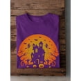 thumbnail image 3 of Halloween Town T-Shirt Men -Image by Shutterstock, Male Small, 3 of 4