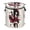 Abstract Art, variant on Pop-Up Collapsible Laundry Hamper With Zippered Lid Dual Handles 50L Pattern Of Soccer Balls