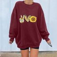thumbnail image 2 of Pompotops Sweat-Shirt à Manches Longues Imprimé Décontracté pour Femmes, 2 of 6
