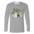 thumbnail image 4 of ThriftyPlait Men Fall Halloween Tops Casual Plus Size Crewneck Long Sleeve Pullover Linghtweight Party Outfit Basic Daily Wear Tee, 4 of 4