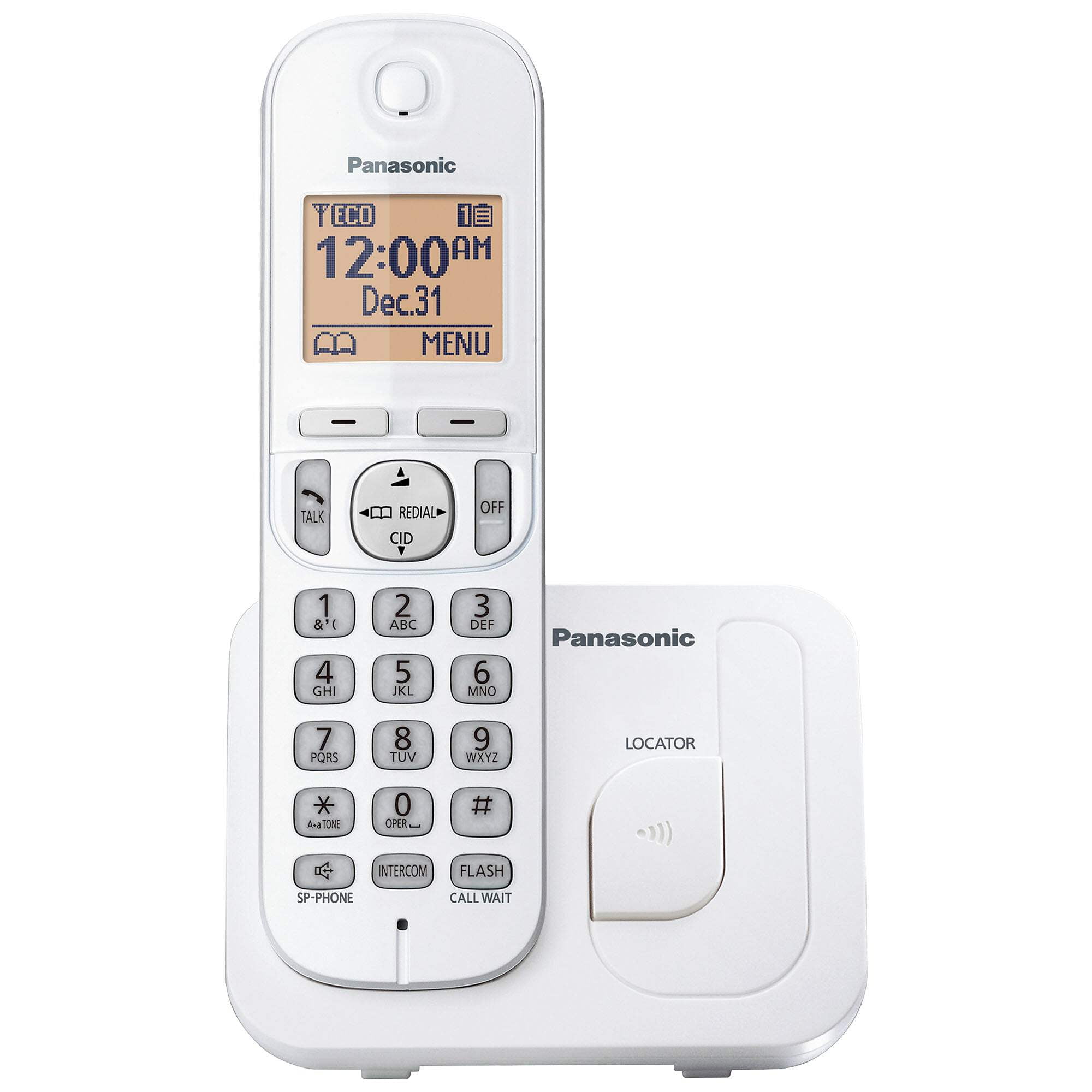 Cordless Phone, 1.6" Backlit Display, Call Block - KX-TGC20x Series
