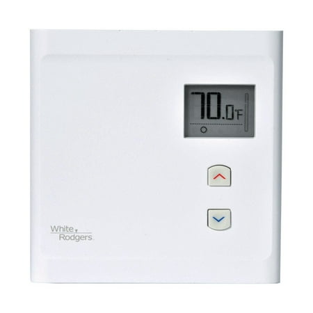 White Rodgers Burners - White Rodgers Thermostat Programmable, Touch Screen Heat & Cool 120 V 12.5 A 1 Pole White Ul