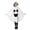 G-White, variant on Arlun Kids Funny Ghost Face Hooded Cape Fashion Spooky Print Loose Sawtooth Hem Knee Length Halloween Capes for Stage Performance and Dress up Cosplay Party G-White XS