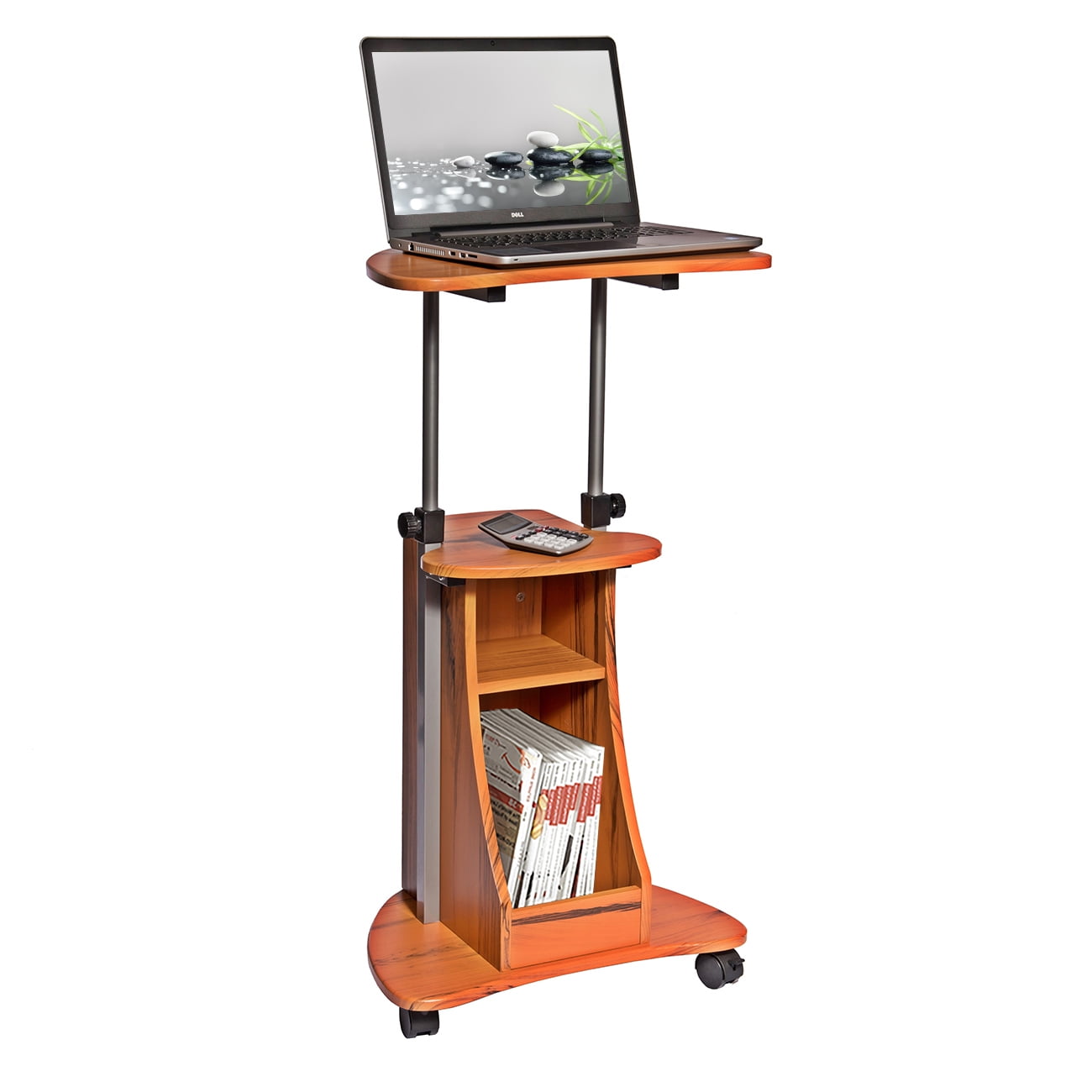 Techni Mobili SittoStand Rolling Adjustable Height Laptop Cart With