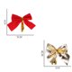 thumbnail image 2 of CHAO 12 piezas de hebillas rojas para árboles de Navidad, hebillas para árboles de Navidad, hebillas para árboles de Navidad, decoraciones para árboles de Navidad, decoraciones doradas para árboles de, 2 of 3