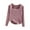 Purple, variant on aidice Womens Tops Casual Square Neck Long Sleeve Basic Shirts Comfy Fitting Fall Blouses Tops Underwear