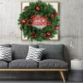 thumbnail image 5 of 13'' Artificial Unlit Christmas Wreath Floral Outdoor PVC for Door Christmas Decorations, Type 4, 5 of 5