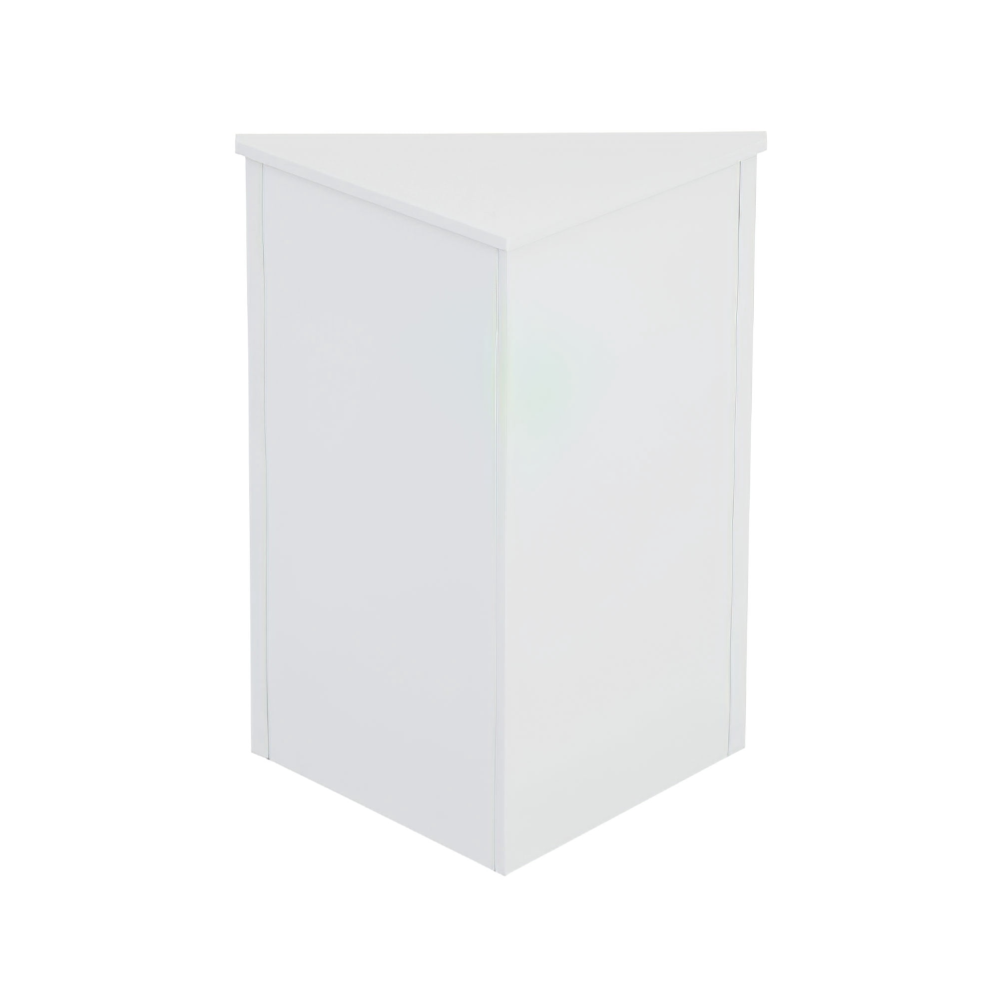 Aukfa Corner Cabinet Storage Cabinet with Door for Bathroom Bedroom Kitchen, White