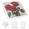 thumbnail image 3 of WERPE Roses Cloth Napkin Reusable Dinner Napkin for Dining Table Kitchen Daily Party Housewarming Farmhouse Decor 6 PCS, 3 of 7
