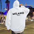 thumbnail image 1 of WILLBEST Sudadera Deportiva para Hombre con Capucha y Estampado De Letras para Uso Informal y Atuendos Elegantes Chica, 1 of 5