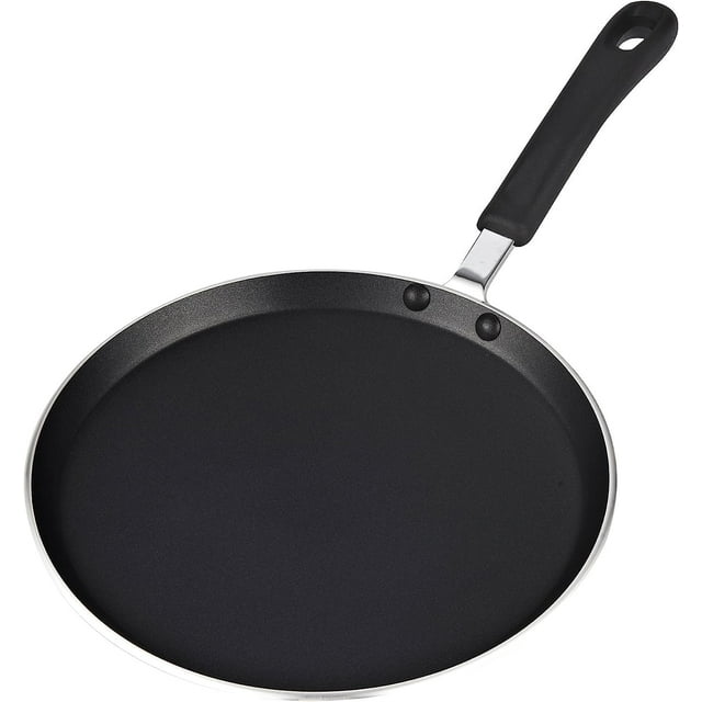 Plancha antiadherente para crepé (26 cm), color negro