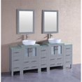 thumbnail image 1 of Mercury Import Group AGR224BWLCWG3S 84 in. Bosconi Double Vanity Set - Gray, 1 of 1