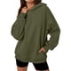 thumbnail image 3 of Sudaderas con Capucha de Gran Tamaño para Mujer, Sudaderas Cómodas, Conjuntos de Moda de Otoño, Blusas Casuales, Ropa de . Verde XL, 3 of 6