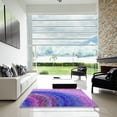 thumbnail image 6 of Ahgly Company Indoor Square Patterned Blue Violet Purple Area Rugs, 7' Square, 6 of 6