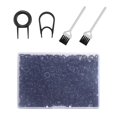 thumbnail image 4 of 500 piezas de juntas tóricas Baoblaze con 2 Extractores de tecla accesorios portátil Negro Amortiguadores de interruptor de teclado, 4 of 6