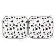 thumbnail image 6 of Multi-Size 2pce Car Front Glass Visor Collapsible Sunscreen No Odor Comfortable For Most Cars Suv Trucks Simple Cow-Print Pattern1_2, 6 of 7