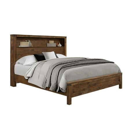 oak 3pcs rustic victoria finish queen global bedroom usa walmart