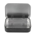 thumbnail image 4 of 2X 95x60x21mm Black Tin Box Black Metal Box With Matte Candy Box Small Box, 4 of 7