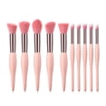 thumbnail image 4 of 10PCS Cosmetic Makeup Brush Set - Foundation Powder Eyeshadow Eyebrow Blush Concealer Brush Kit, Make Up Brushes Set, Makeup Brushes & Tools, Professional Makeup Brush Set, Beauty Tools, Travel, 4 of 9