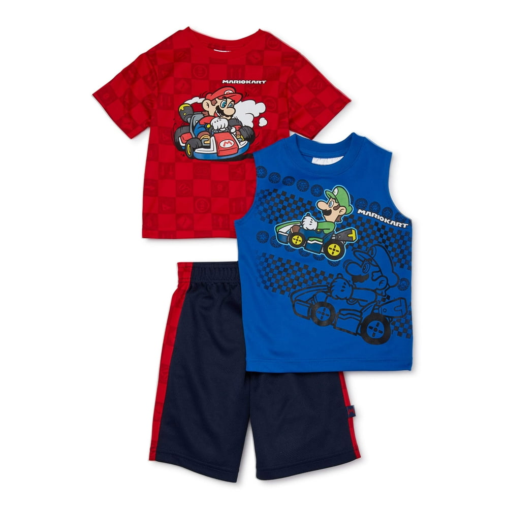 Super Mario Bros. Super Mario Bros. Toddler Boy Tshirt, Tank Top