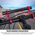 thumbnail image 3 of Soporte de extensión de manillar rojo para linternas de bicicleta Soporte para velocímetro y luz de bicicleta, 3 of 8