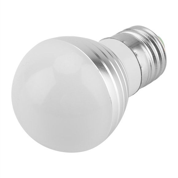 Luz RGBW, casquillo E27 de 3 W, bombilla RGBW RGBW, luz multicolor RGB, ingeniería de precisión