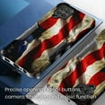 thumbnail image 2 of Cass Creations Case Compatible for Samsung Galaxy A12, Hybrid Shockproof Bumper Protective Phone Cover - American Flag, 2 of 5
