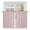 Pink Beige, variant on Pink Striped Tier Curtains, Modern Simple Farmhouse Beige Vintage Light Filtering Kitchen Curtains, 2Pcs Rod Pocket Half Window Treatments Panels for Sink Cafe Cabinet Basement 27.5x45 Inches